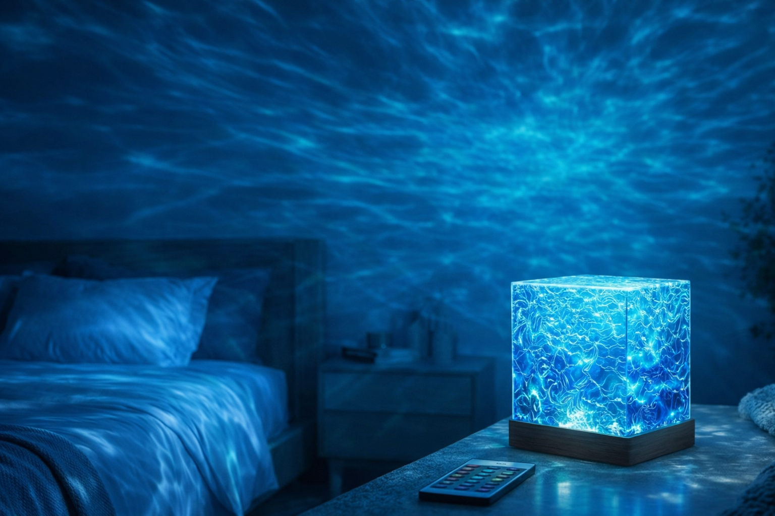 OceanWave lámpara de cristal efecto olas